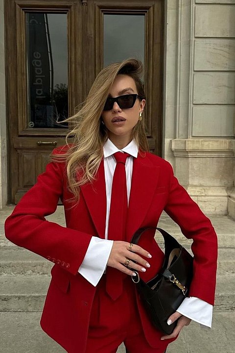 Red elsa suit