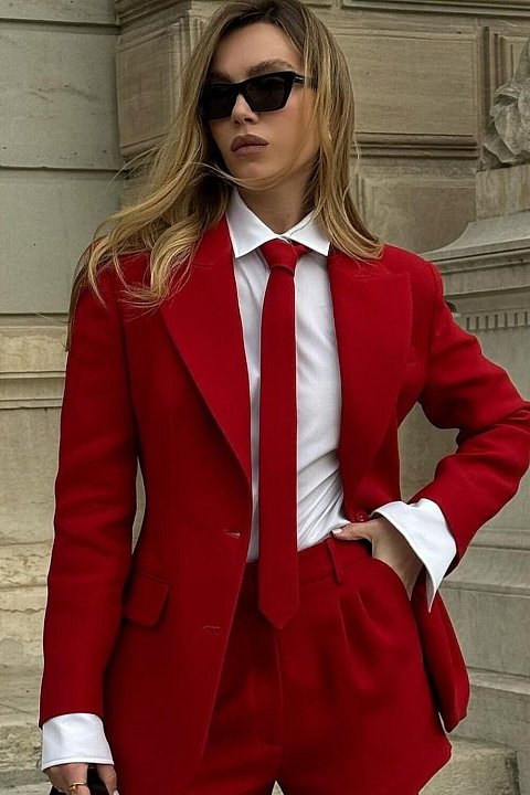 Red elsa suit